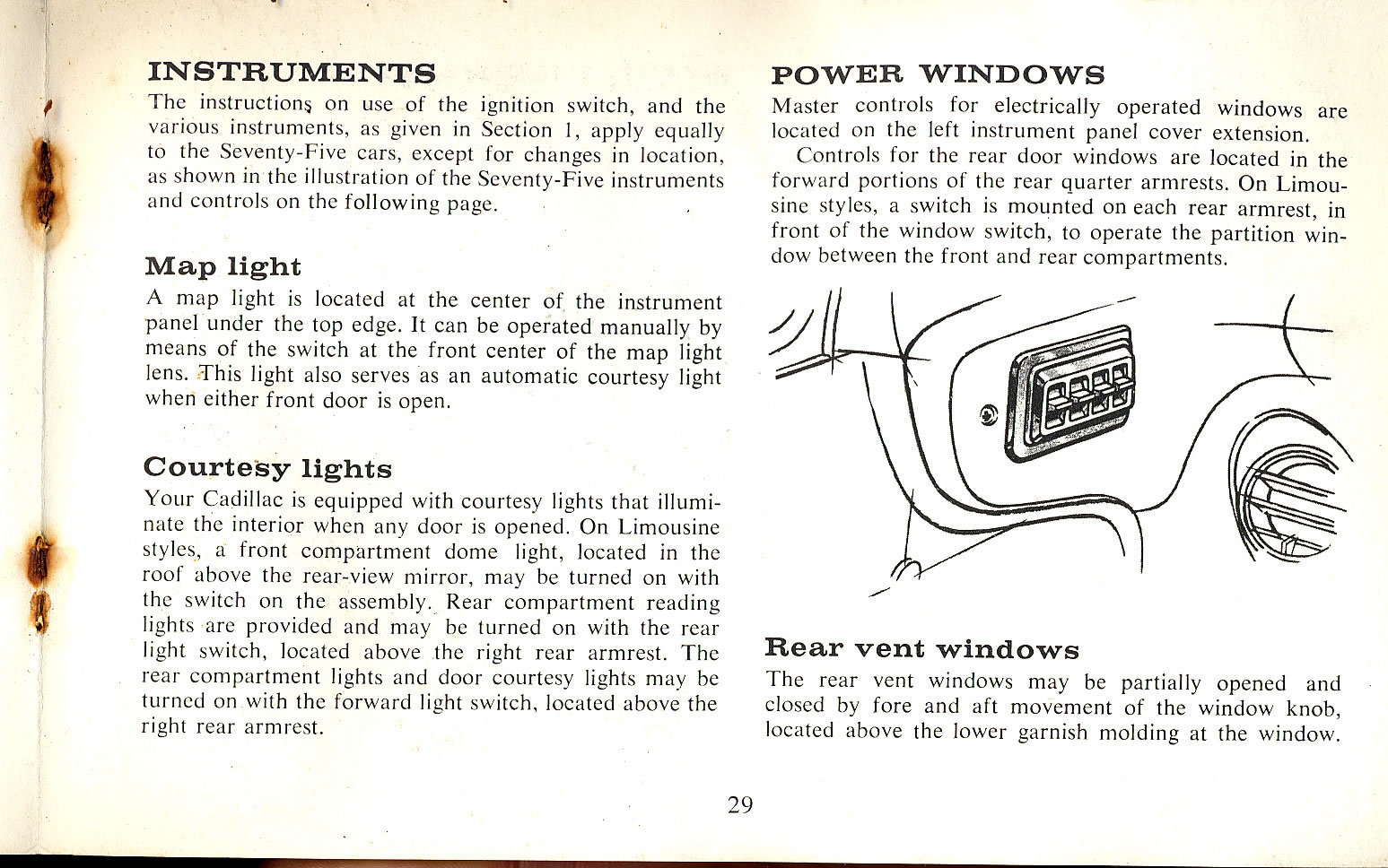 1965 Cadillac Owners Manual Page 45